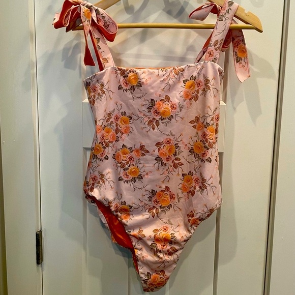 Floral One Piece Swimsuit - Picture 2 of 7